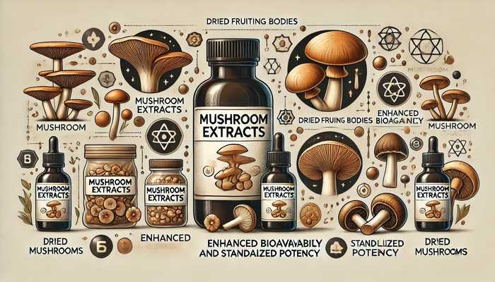Mushroom Extracts vs Dried Bodies: What's Stronger?