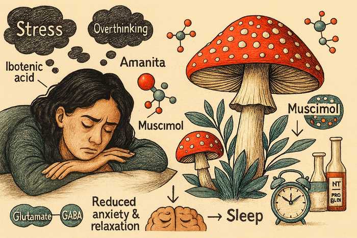 Amanita Uykuya Yardımcı Olur: Neden Uyuyamıyorsunuz
