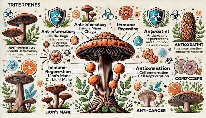 Cosa sono i triterpeni: Natura chimica e benefici