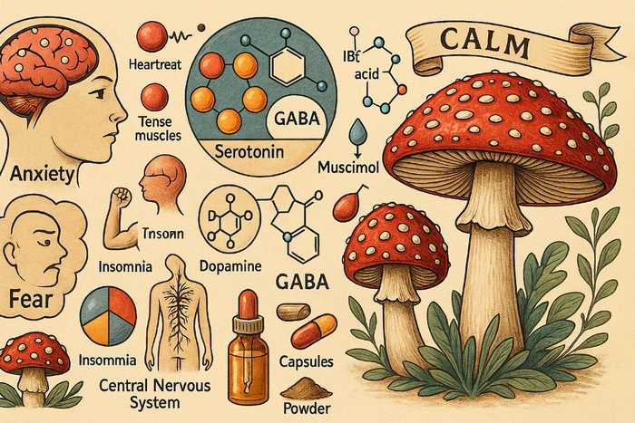 Amanita Kaygıya Yardımcı Olur: Doğal Rahatlama