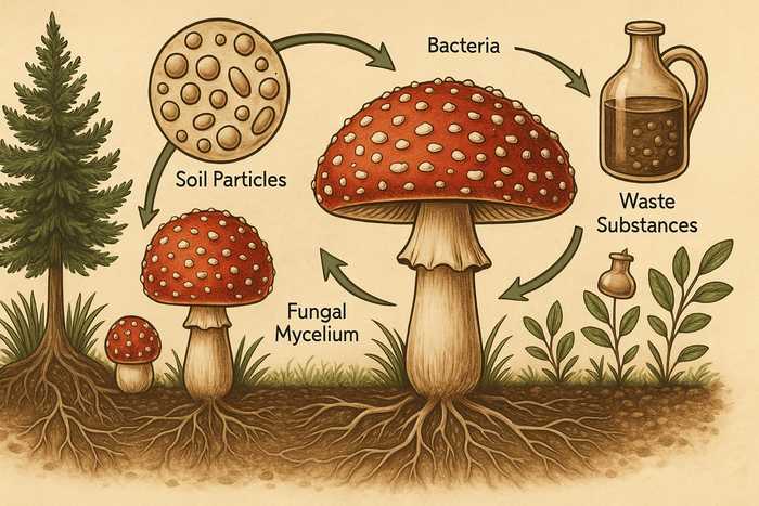 Fly agaric and ecology: how it cleanses the soil