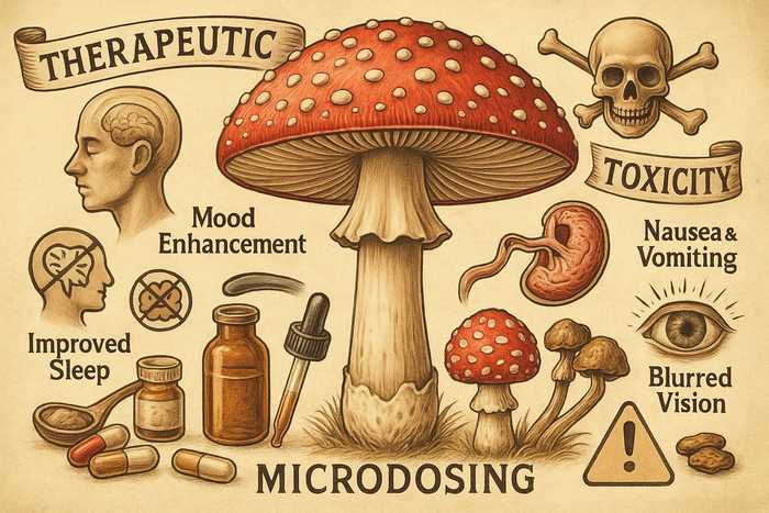 Sinek mantarı mikrodozlama: faydaları ve riskler