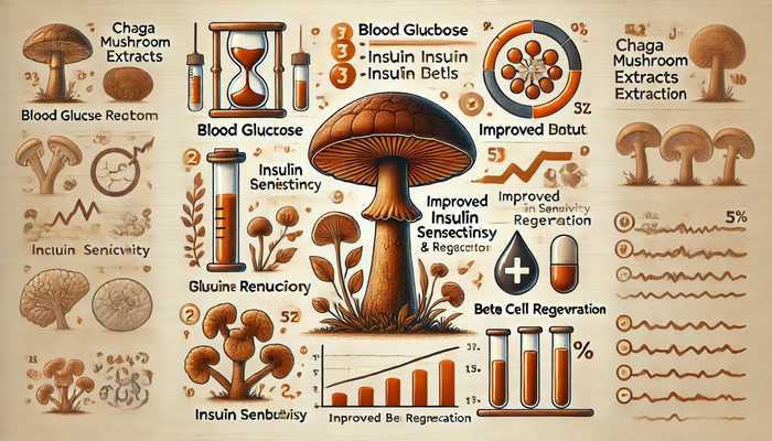 Chaga Extract: Glucose, Insulin and Pancreatic Health
