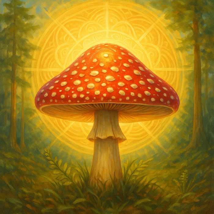 Muscaria come simbolo del risveglio naturale della coscienza